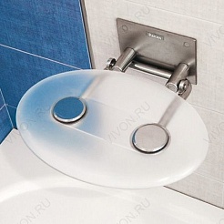 Ravak  Унивеpсальное сиденье для душевых уголков Ravak OVO-P OPAL – фотография-1